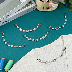 8Pcs 4 Styles Alloy Cardigan Clips&nbsp;HJEW-PH02390