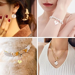 20Pcs Printed Alloy Pendants&nbsp;FIND-YW0012-04