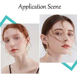 60Pcs Brass Stud Earring Findings&nbsp;KK-CN0002-06
