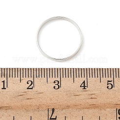 女性用スター指輪シルバーフィンガー指輪925個  プレーンバンドリング  銀  2.2mm  usサイズ6（16.5mm）&nbsp;RJEW-NH0002-02A-S