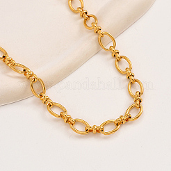 201 Stainless Steel Oval Link Chain Necklacces&nbsp;MF4965-1