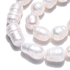 Natural Cultured Freshwater Pearl Beads Strands&nbsp;PEAR-N012-10C