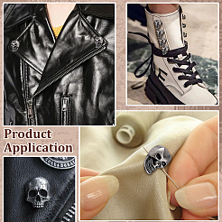 20Pcs Alloy Shank Buttons&nbsp;BUTT-PH0001-82A-B