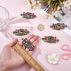 6Pcs Glass Rhinestone&nbsp;DIY-WR0001-11A