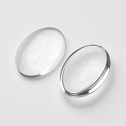 Transparent Glass Cabochons&nbsp;GGLA-G011