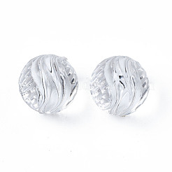 透明なアクリルビーズ  ラウンド  透明  17.5x18x17.5mm  穴：2mm  約173個/500g&nbsp;TACR-N009-34