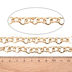 304 Stainless Steel Heart Link Chains&nbsp;CHS-Q009-20F-G