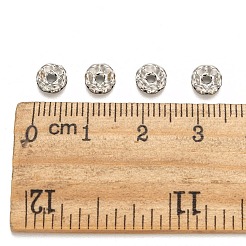 Iron Crystal Rhinestone Spacer Beads&nbsp;RB-A007-6MM-N