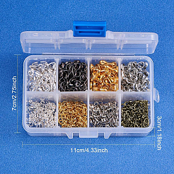 クイックリンクコネクター  チェーンパーツ  ナンバー3形の留め金  ミックスカラー  11x7x3cm  720個/箱&nbsp;IFIN-PH0023-52