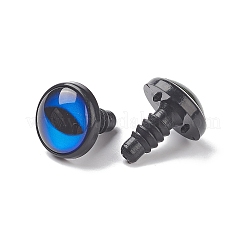 （訳あり商品）  ガラス人形クラフトの目  プラスチックバックル付き  ラウンド  ミックスカラー  19.5x16mm&nbsp;DIY-XCP0002-25