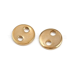 304 Stainless Steel Disc Links Connector Charms&nbsp;STAS-K295-08B-G