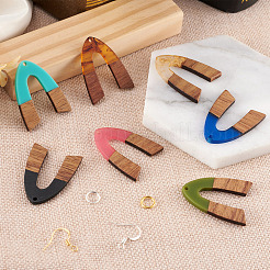 DIY V-shape Dangle Earrings Making Kit&nbsp;DIY-BY0001-42