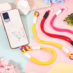 3Pcs 3 Colors Polyester Cord Phone Hand Strap Chains&nbsp;AJEW-TA0002-62B
