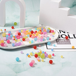 1160Pcs 4 Sizes Transparent Acrylic Ball Beads&nbsp;FACR-PJ0001-03