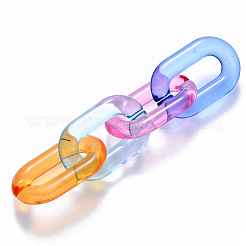 Transparent Acrylic Linking Rings&nbsp;OACR-S036-006A-J