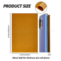 Rectangle Rubber Anti Skid Rubber Shoes Bottom&nbsp;DIY-WH0542-49H
