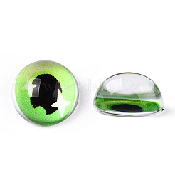 Flatback Glass Cabochons&nbsp;GGLA-N005-04