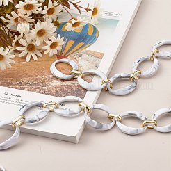 Handmade Imitation Gemstone Style Acrylic Chains&nbsp;AJEW-JB00979-04