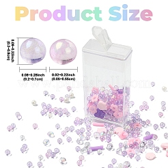 120g 12色の手作りポリマー粘土カボションとプラスチックビーズ、DIYジュエリー作りの材料  混合図形  ミックスカラー  2~8x2~7x0.5~5.5mm  10 G /カラー&nbsp;CLAY-YW0002-60