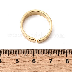 Brass Cuff Open Rings&nbsp;RJEW-C164-01A-G