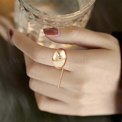 925 Sterling Silver Ball Chains Shape Open Cuff Ring for Women&nbsp;JR870A