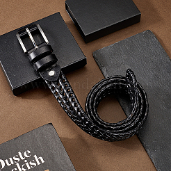 Braided Imitation Leather Chain Belts&nbsp;AJEW-WH20020-053B
