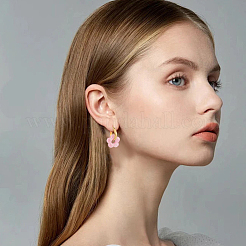 7 Pairs 304 Stainless Steel Flower Hoop Earrings&nbsp;EJEW-AR00007