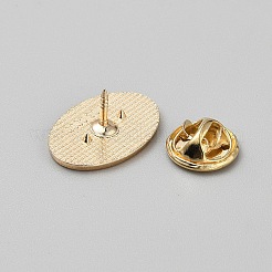 ラグビーエナメルピン  バックパック服用合金ブローチ  チョコレート  20.5x14mm&nbsp;LS-JEWB-WH20001-06