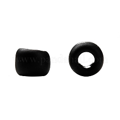 トーホー 11/0ラウンドビーズ  日本製シードビーズ  （49f）不透明なフロストジェット  2.2mm  穴：0.8mm  約1110PCS /ボトル  10 G /ボトル&nbsp;SEED-JPTR11-0049F
