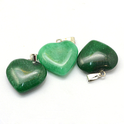 Heart Natural Malaysia Jade Pendants&nbsp;X-G-Q438-19
