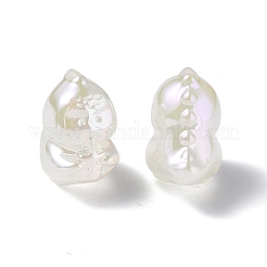 UV Plating Rainbow Iridescent Acrylic Beads&nbsp;PACR-M003-15C