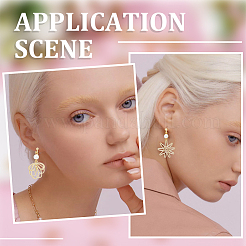 20Pcs Brass Clip-on Earring Findings&nbsp;KK-BBC0010-23G