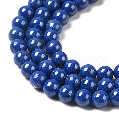 Cubic Zirconia Imitation Pearl Bead Strands&nbsp;ZIRC-P109-03B-11