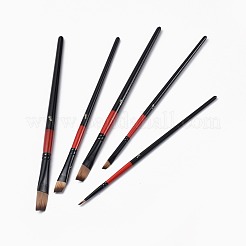 Wooden Paint Brushes Pens Sets&nbsp;AJEW-L074-04