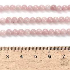 天然石ピンクオパールビーズ連売り  グレードA  ラウンド  4.5mm  穴：0.7mm  約94~96個/連  16.06''（40.8センチメートル）&nbsp;G-Z110-C03-4mm