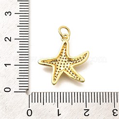 Brass Micro Pave Clear Cubic Zirconia Pendants&nbsp;KK-Q040-01A-G