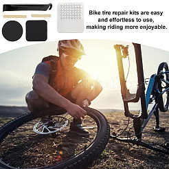 ポリエチレンタイヤ修理パッチと取り外しツール  自転車のタイヤ用  ブラック&nbsp;TOOL-OC0001-77