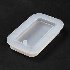DIYペンダントシリコンモールド  樹脂型  UVレジン用  エポキシ樹脂ジュエリー作り  長方形  62.5x37x8.5mm&nbsp;SIMO-H009-08F