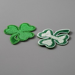Polyester Fabrics Computerized Embroidery Cloth Sew on Patches&nbsp;PATC-WH0001-28