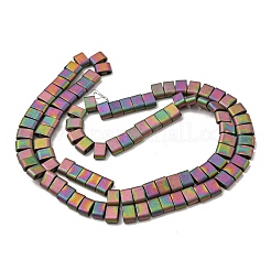 Electroplated Non-magnetic Synthetic Hematite Beads Strands&nbsp;G-C106-B01-10B