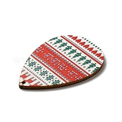 Single Face Printed Wood Big Pendants&nbsp;LS-WOOD-H102-03A