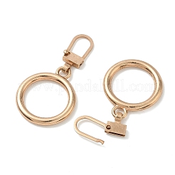 Alloy Zipper Puller&nbsp;LS-FIND-WH0098-07G