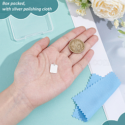 925 Sterling Silver Blank Charms&nbsp;STER-BC0003-80B