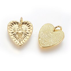 Brass Pendants Rhinestone Settings&nbsp;KK-G364-07