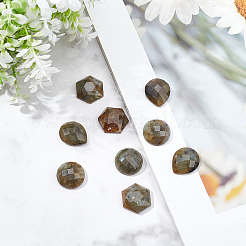 9Pcs 3 Style Natural Labradorite Cabochons&nbsp;G-FH0001-27