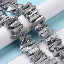 Natural Quartz Crystal Points Beads Strands&nbsp;G-K181-B13