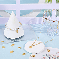 10Pcs Brass Micro Pave Clear Cubic Zirconia Charms&nbsp;KK-BBC0021-57