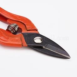 鉄のアクセサリー類プライヤー  剪断  金属シートカッター  レッドオレンジ  168x41x16.5mm&nbsp;PT-L001-01