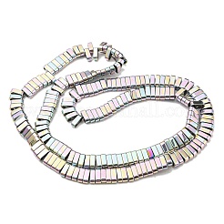 Electroplated Non-magnetic Synthetic Hematite Beads Strands&nbsp;G-C106-B02-04A