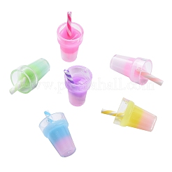 Imitation Juice Glass Pendants&nbsp;CRES-CJ0001-12